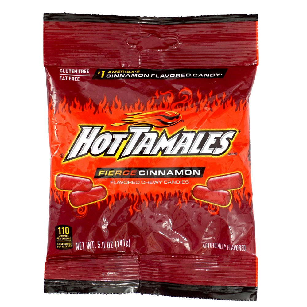 HOT TAMALES cinnamon candy close-up showing bold flavor and texture
