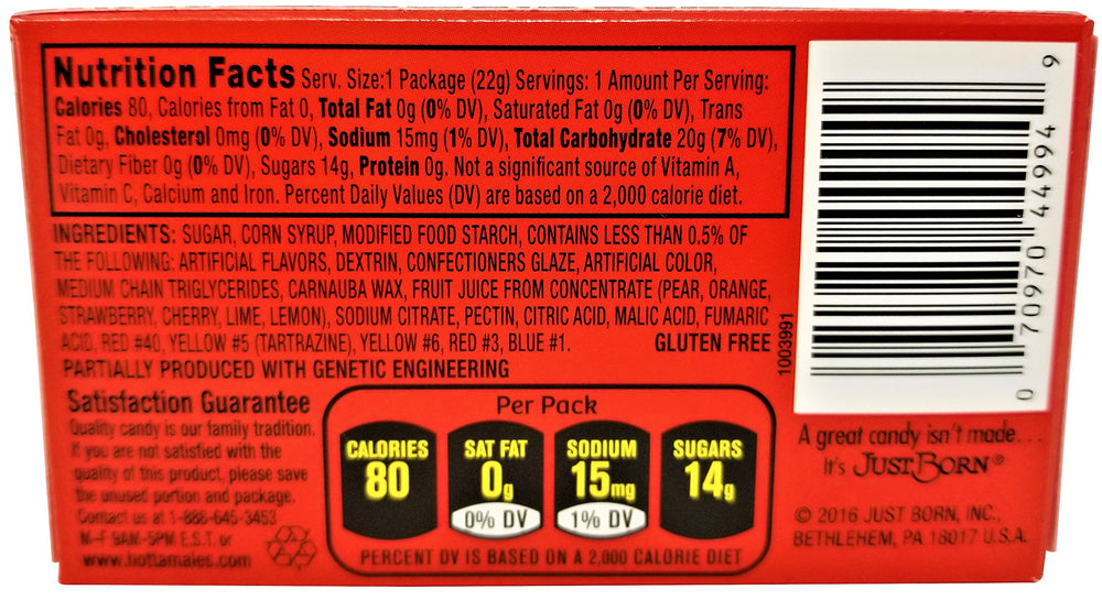 HOT TAMALES Cinnamon Fierce candies close-up showing chewy texture and cinnamon aroma.