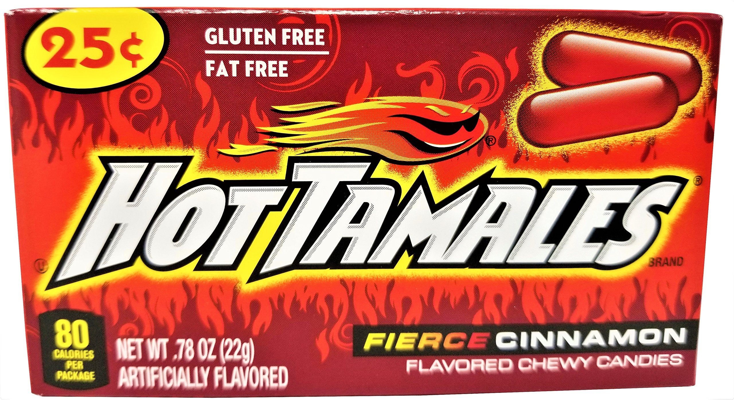 HOT TAMALES Cinnamon Fierce pack inside view suggesting easy sharing.