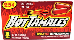 HOT TAMALES Cinnamon Fierce pack inside view suggesting easy sharing.