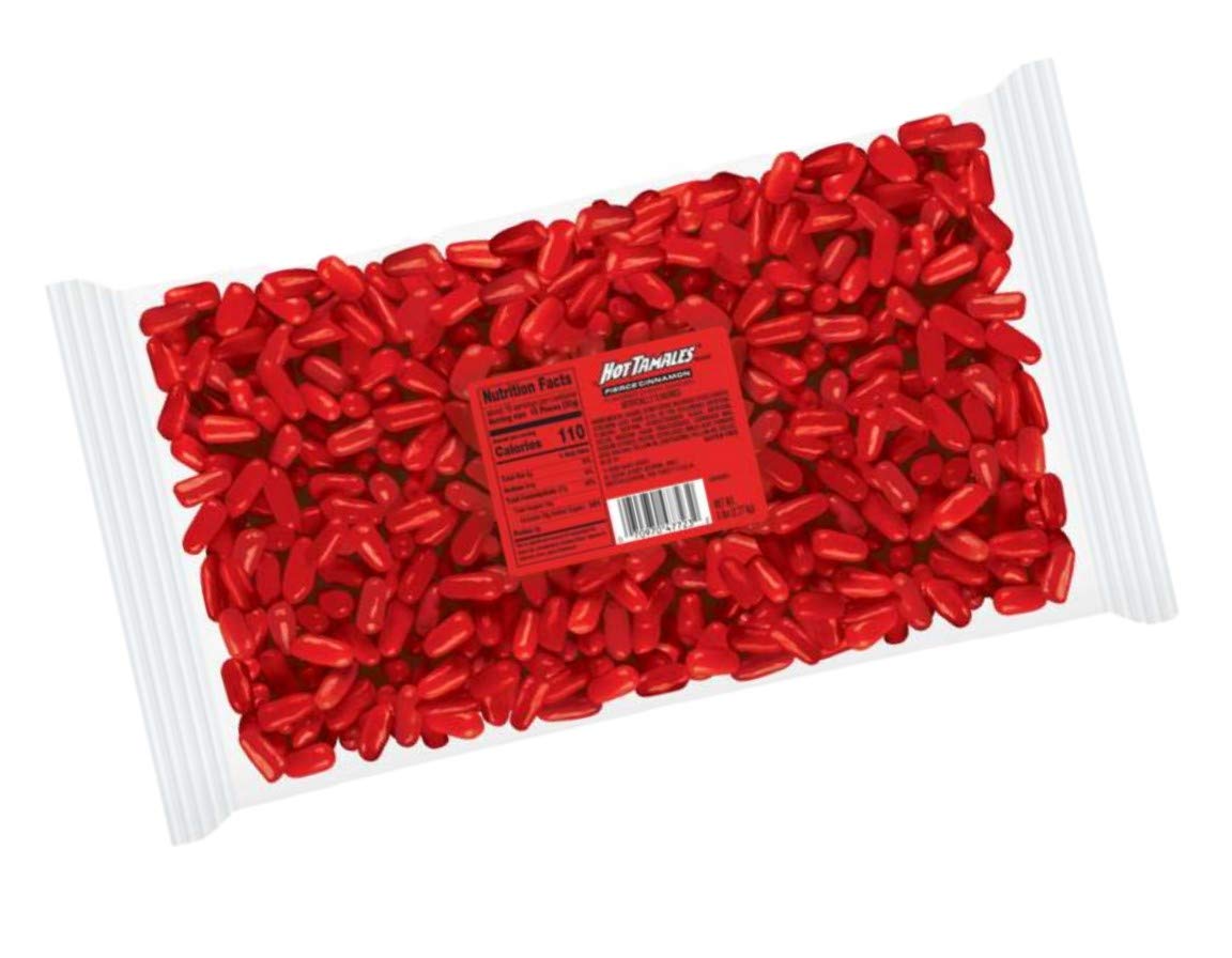 Hot Tamales Fierce Cinnamon bulk bag on shelf for bulk snacking
