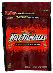 Hot Tamales Fierce Cinnamon in a twist bag for on-the-go snacking