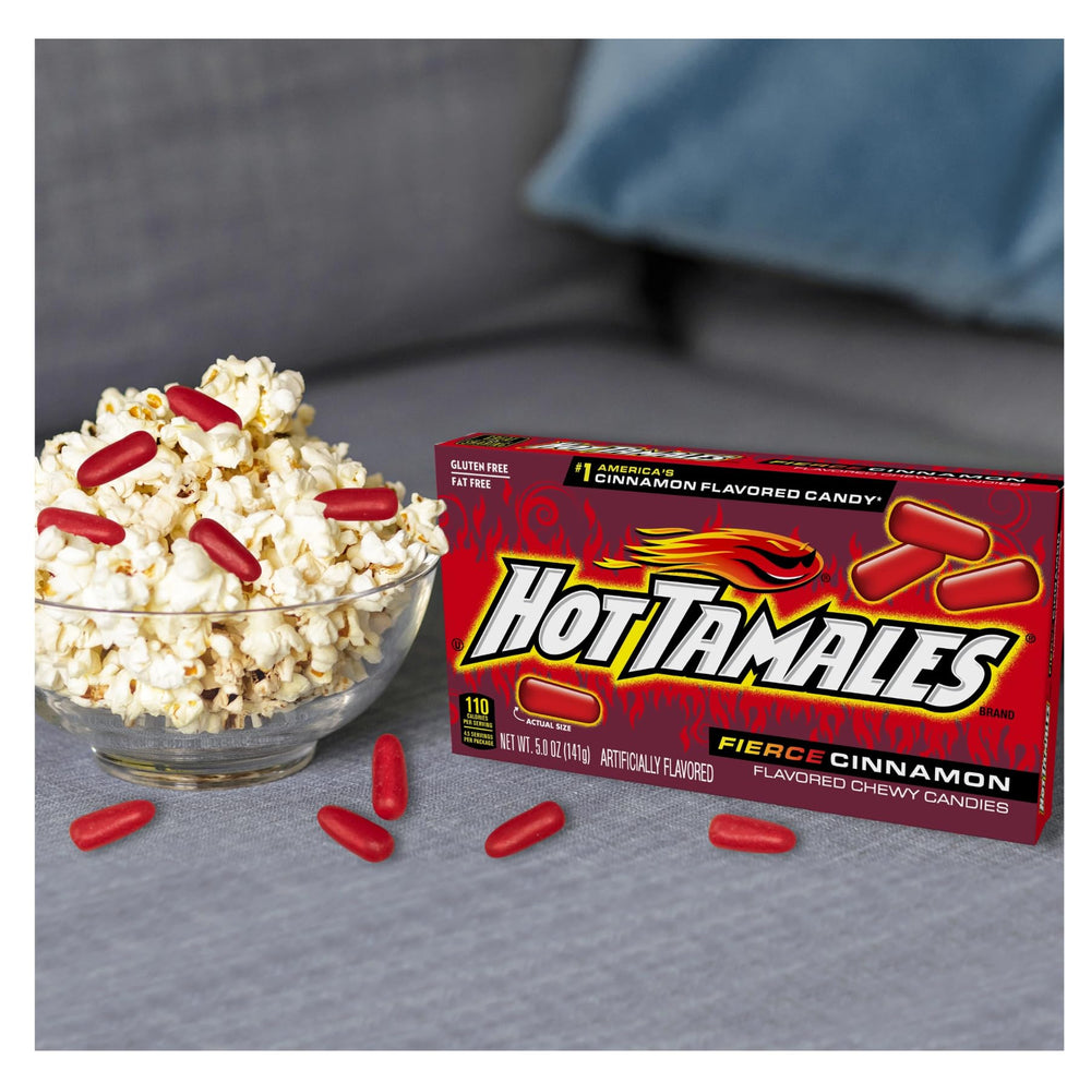 Hot Tamales heritage-1950s-pack preserves classic nostalgia for candy lovers.