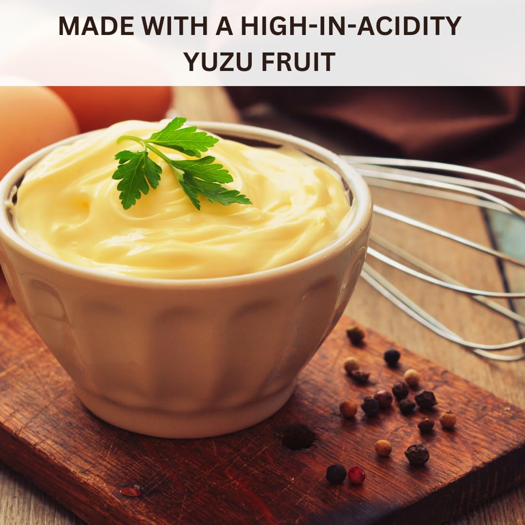 Hotaru Foods Yuzu Mayonnaise sushi-dipping invites bright citrus aroma and smooth consistency.