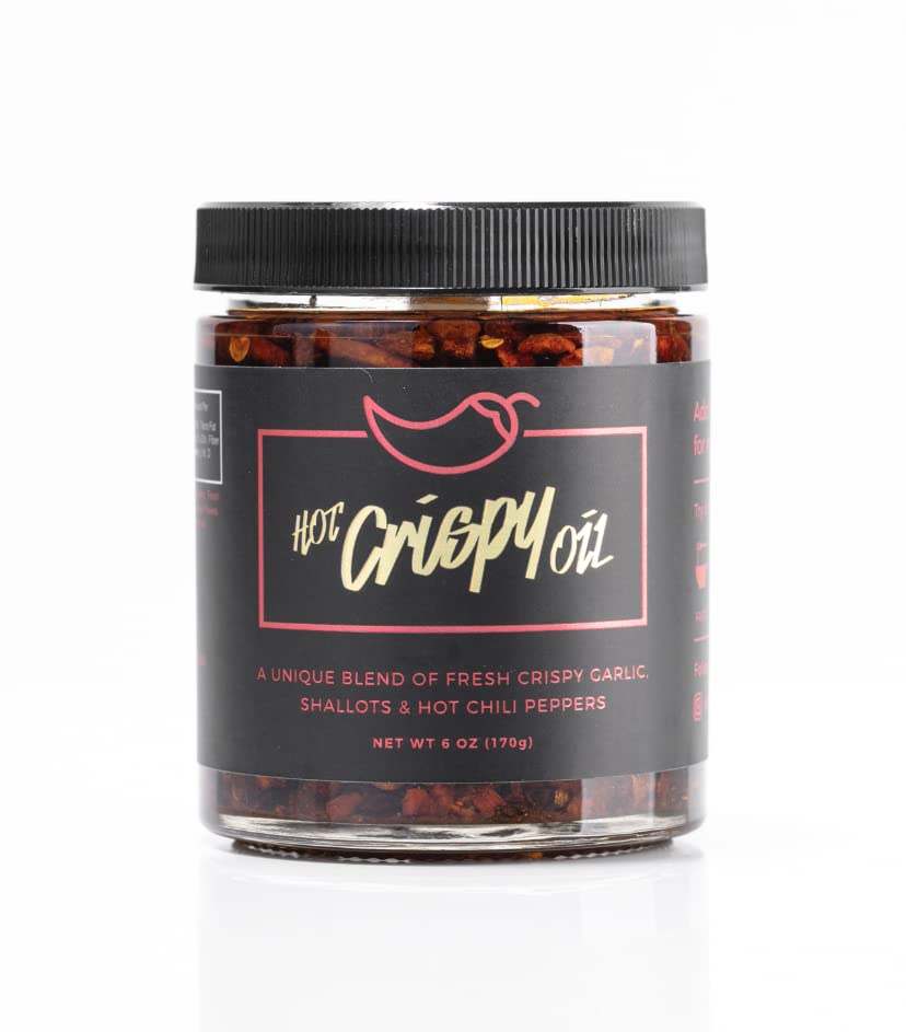 Hot Crispy Oil over grilled vegetables for enhanced flavor balance