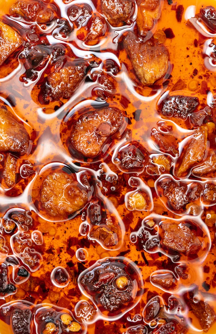 Hot Crispy Oil as a salad dressing base for added heat