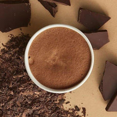 Hotel Chocolat Milky 50% hot chocolate with ethically sourced cacao offering rich flavor with lower sugar.