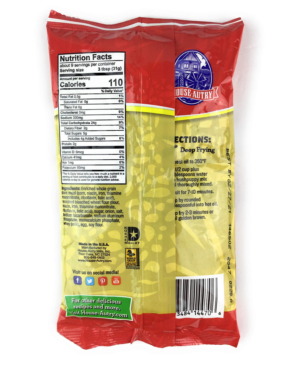 House Autry hushpuppy two-pack packaging, convenient for family meals.