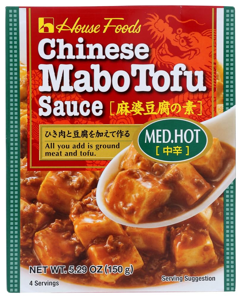 House Foods Mabo Tofu sauce bottle ready for quick weeknight meals.
