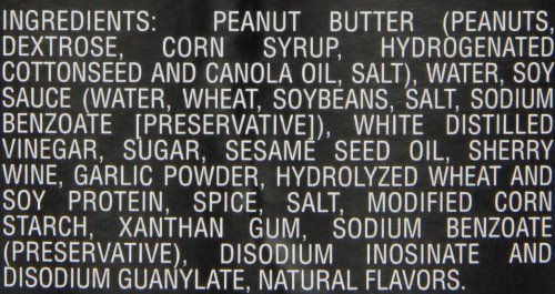 House of Tsang Bangkok Padang Peanut Sauce ingredients close-up ideal as dressing base.