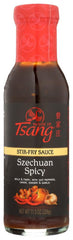 House of Tsang Szechuan Spicy Sauce bottle pour for bold stir-fries