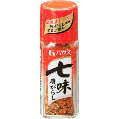 House Shichimi Togarashi bottle showcases a vibrant blend ideal for boosting noodle flavors.