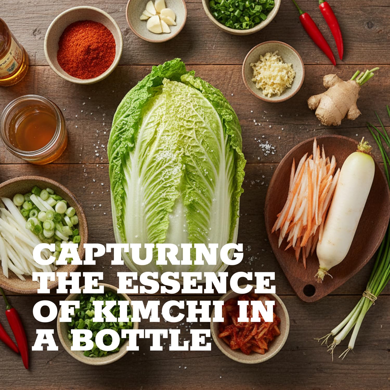 HOXY Kimchi seasoning packaging on shelf signals quality