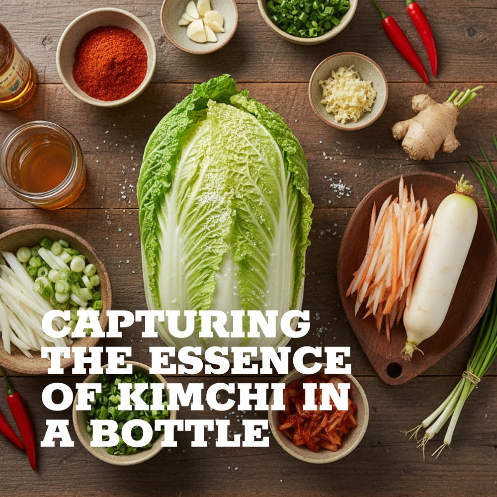 HOXY Kimchi seasoning packaging on shelf signals quality