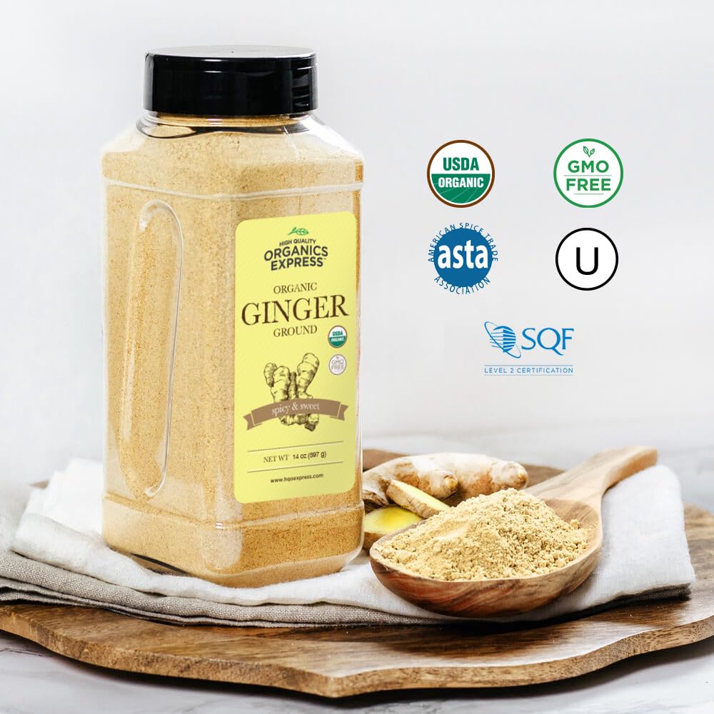 HQOExpress Ginger Powder Measuring Spoon ready for precise seasoning in recipes.
