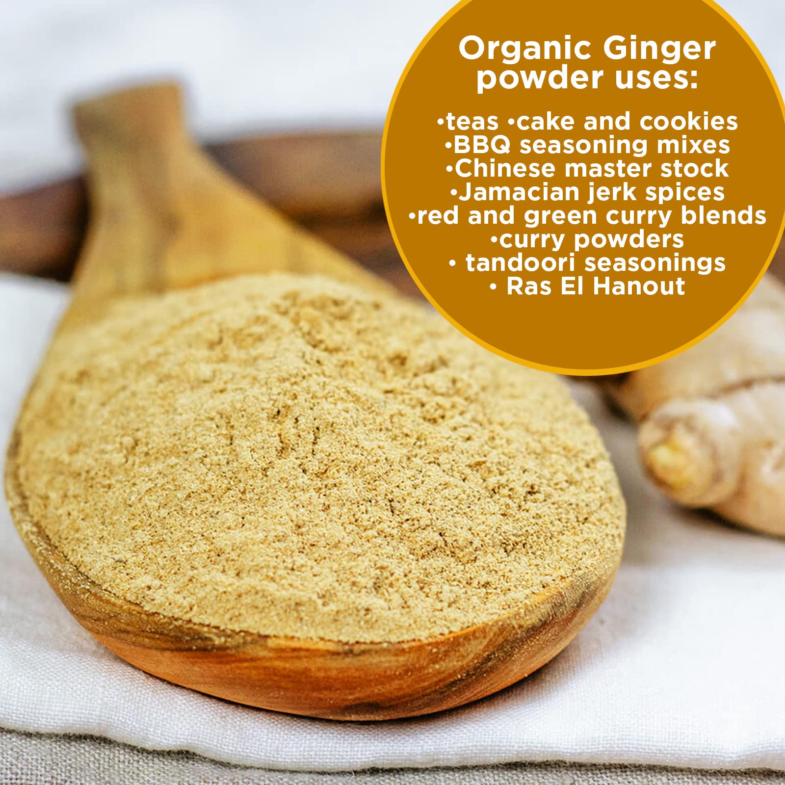 HQOExpress Organic Ginger in Smoothie Scene adds a spicy kick.