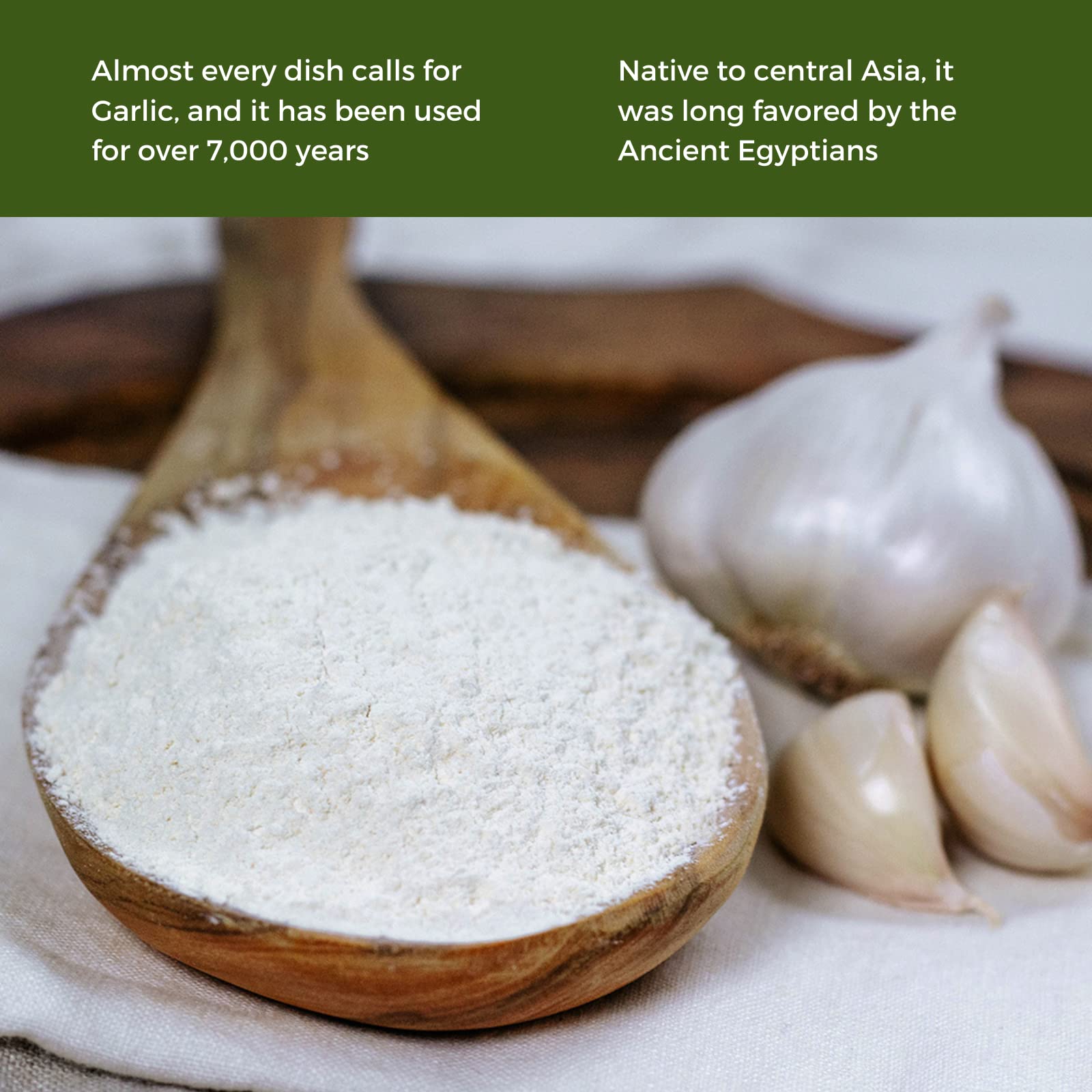 HQOExpress garlic powder used in rubs and marinades for rich flavor