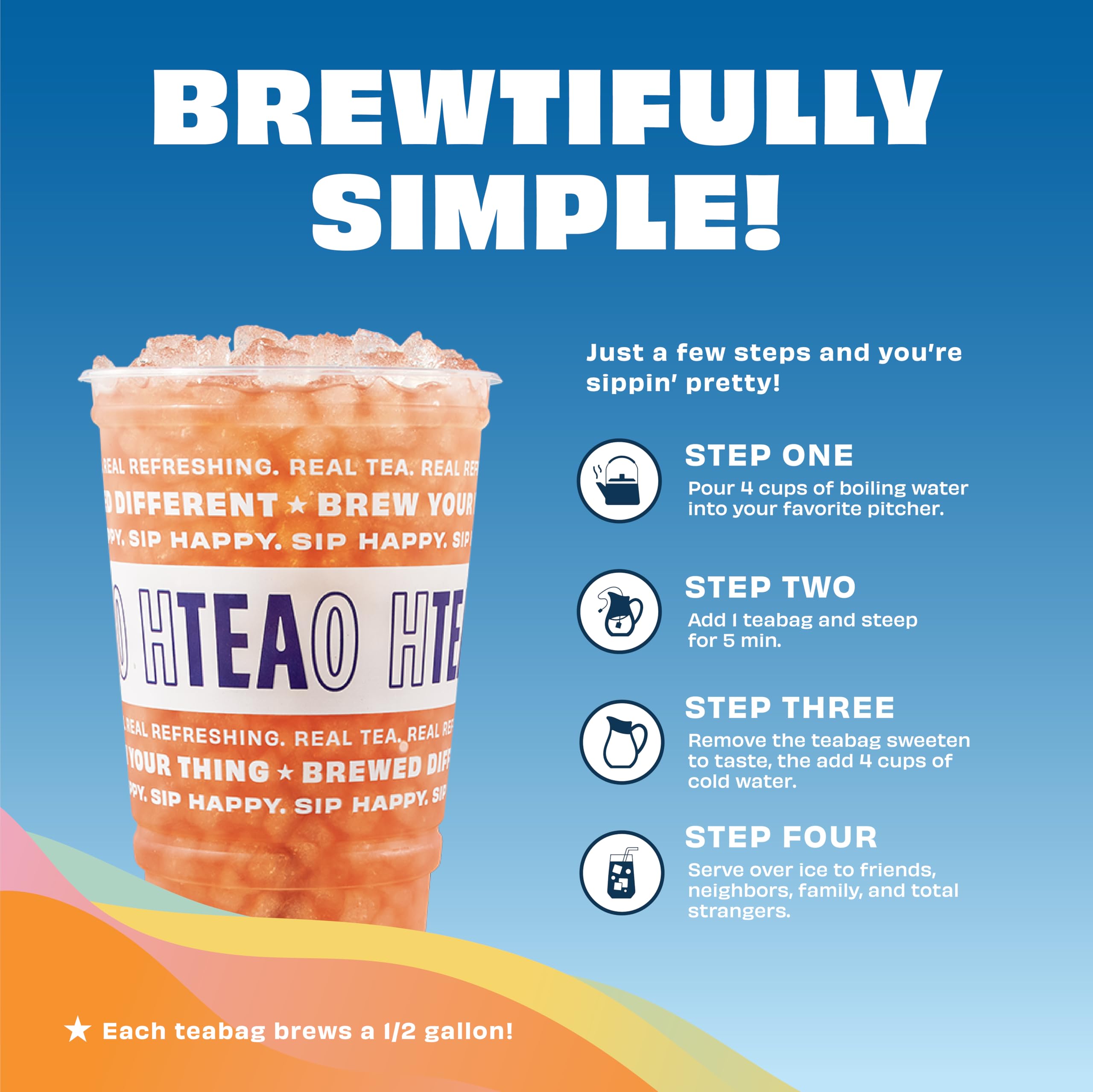 HTeAO brew in five minutes for friends and family.