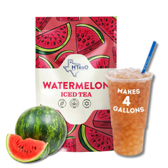 HTeAO Watermelon Black Tea packets packaging for easy family-size brewing.