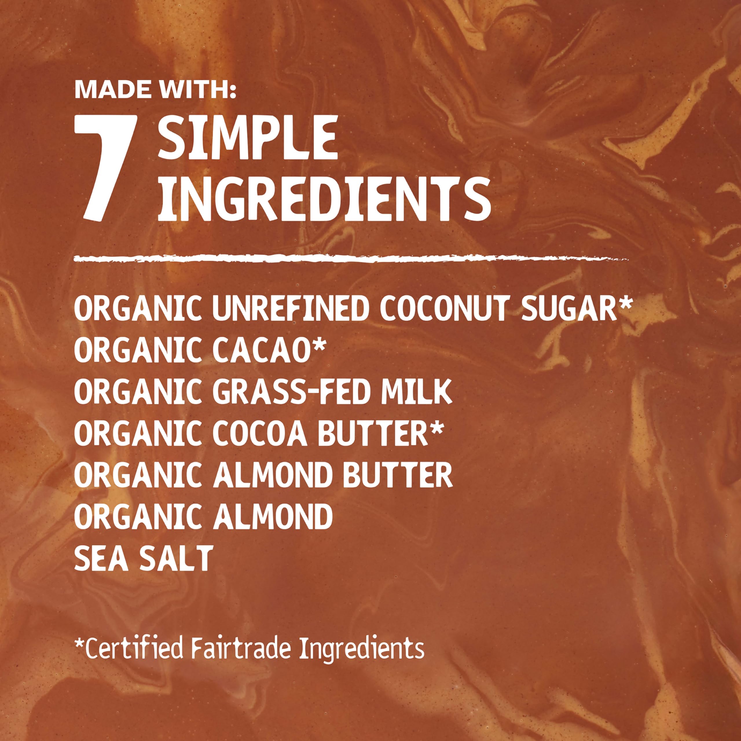 Hu Bar almond butter almond crunch mc on wooden board suggests versatile snacking and baking uses.