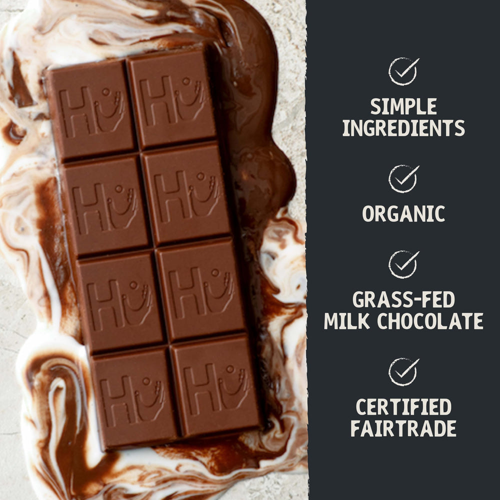 Hu Bar almond butter almond crunch mc bite shows rich nutty aroma and clean, crisp texture.