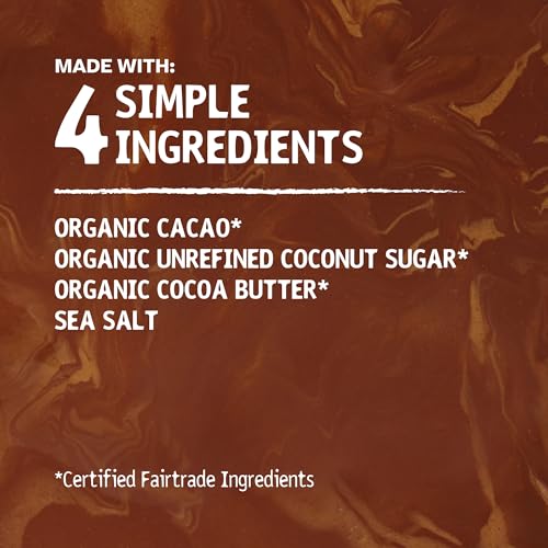 Close-up of Hu dark chocolate texture and rich cacao.