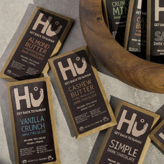 HU Cashew Butter Raspberry bar offers creamy nutty sweetness.