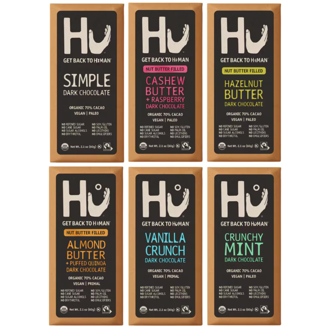 HU Simple flavor chocolate bar for a quick, clean indulgence.