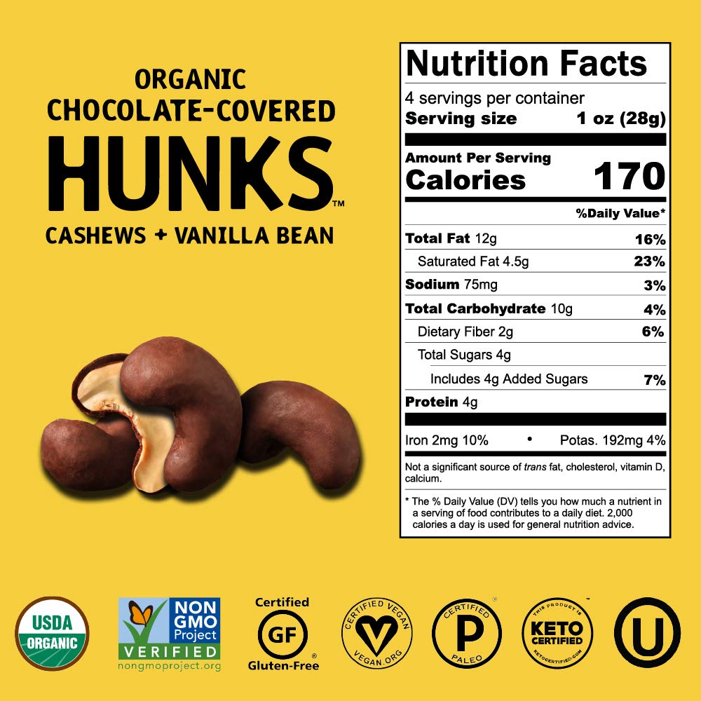 Hu Hunks convenient snack bag close-up for on-the-go snacking.