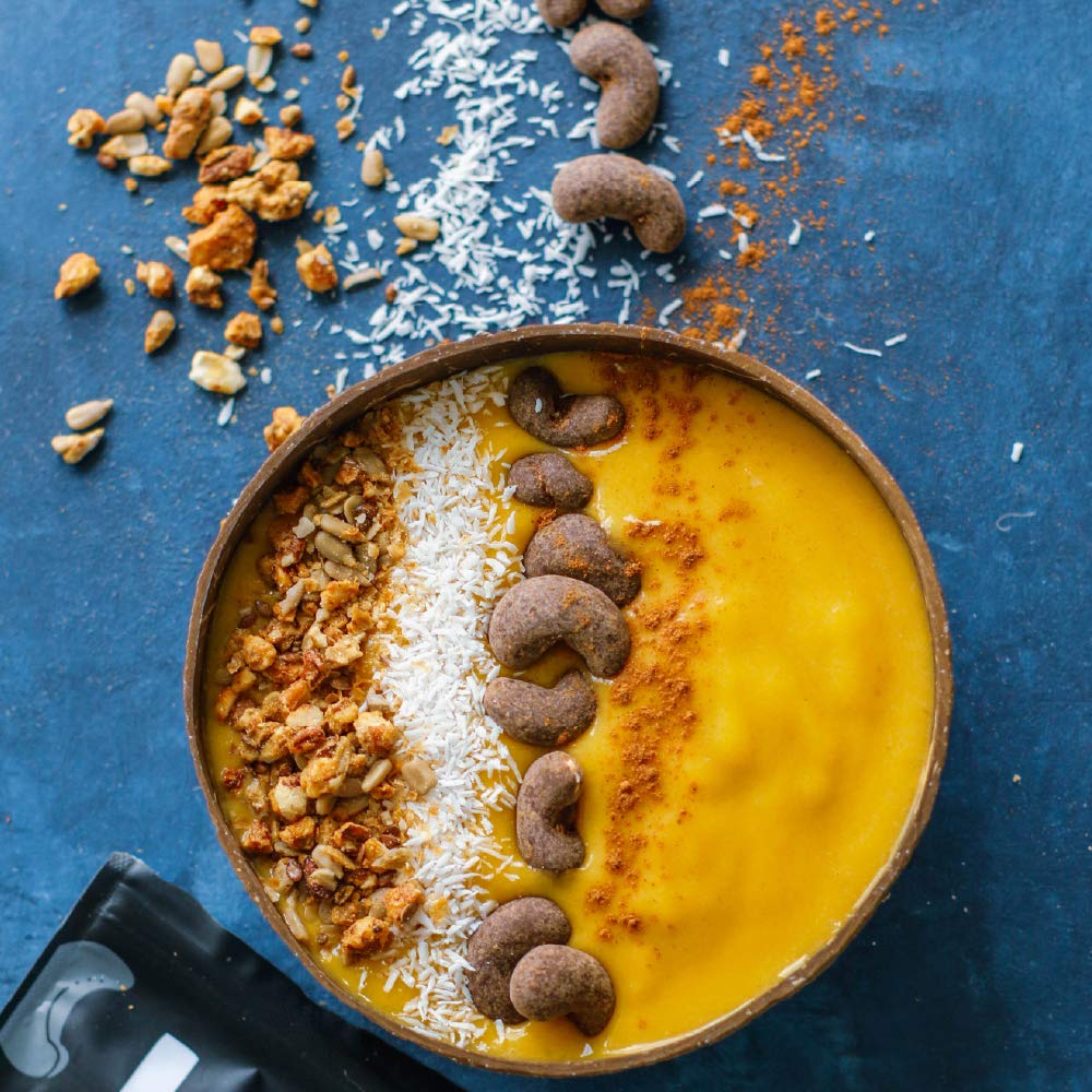 Hu Hunks vanilla bean cashews deliver a smooth vanilla-chocolate finish.