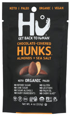 Hu Kitchen Chocolate Covered Almonds 4 oz pack with glossy coating for a satisfying snack