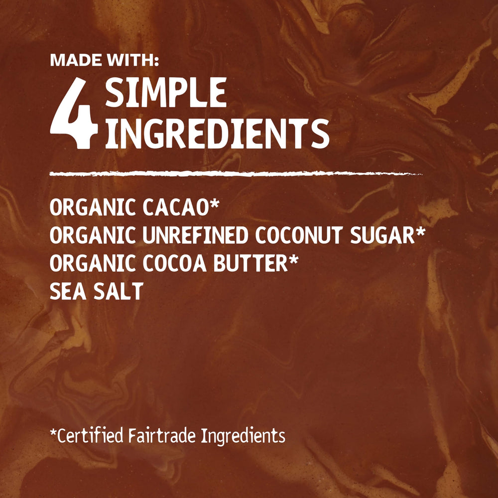 Hu Salty Dark Chocolate Bar salt crystals accent the surface
