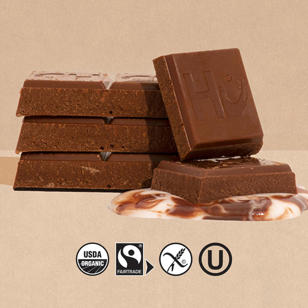 Hu Simple Milk Chocolate Bar cacao and cocoa butter focus for flavor depth