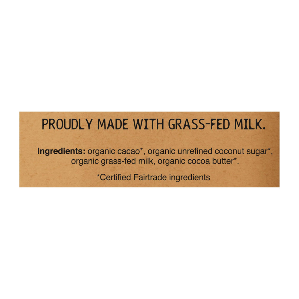 Hu Simple Milk Chocolate Bar no emulsifiers and minimal ingredients