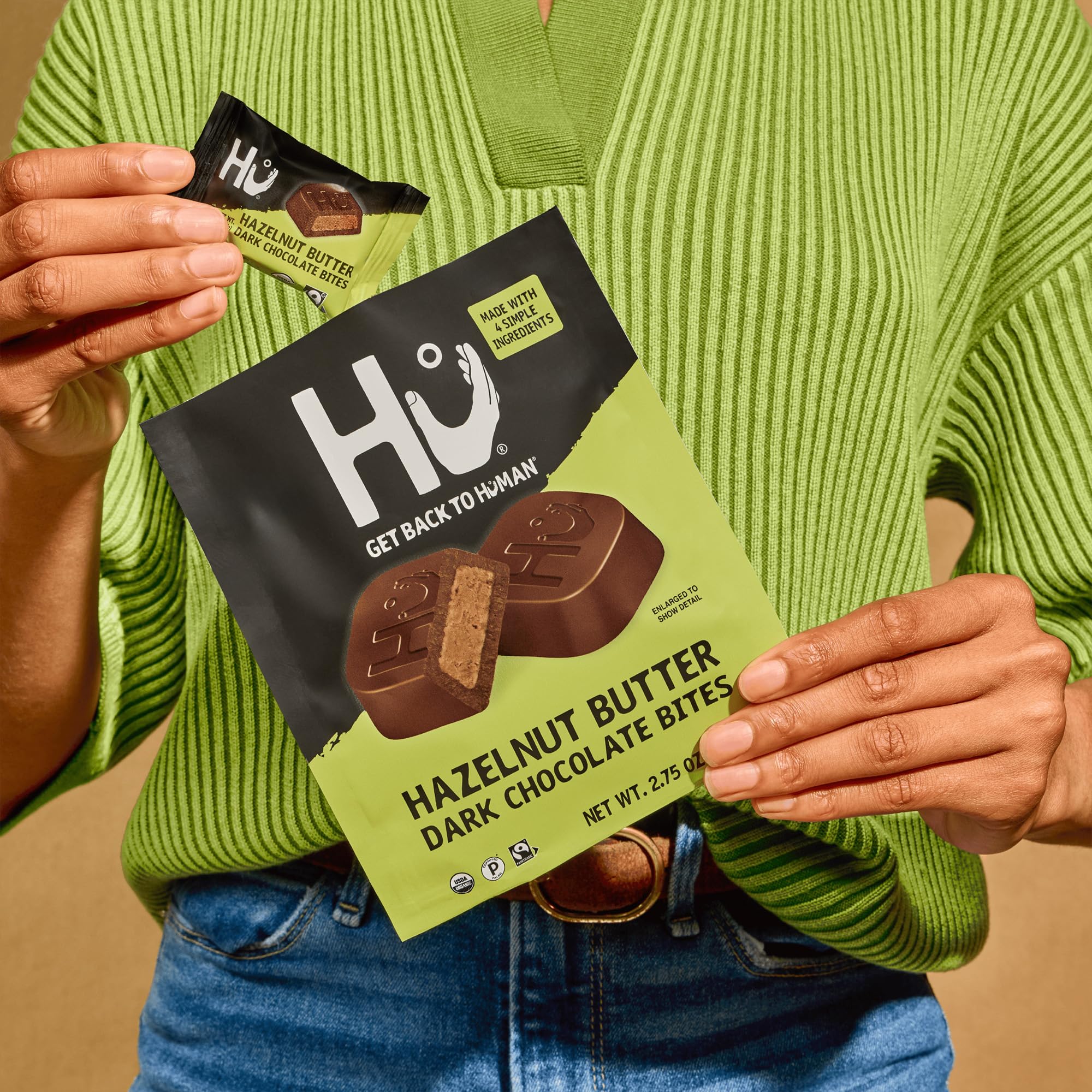 Six-pack packaging for easy sharing or personal enjoyment.