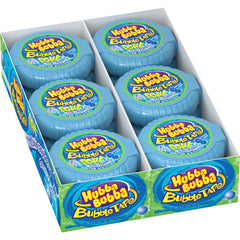 Hubba Bubba Blue Raspberry bubble gum tape pack for party sharing.