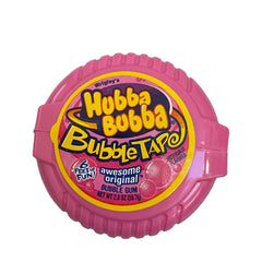 Resealable pouch packaging keeps Hubba Bubba Bubble Tape fresh.