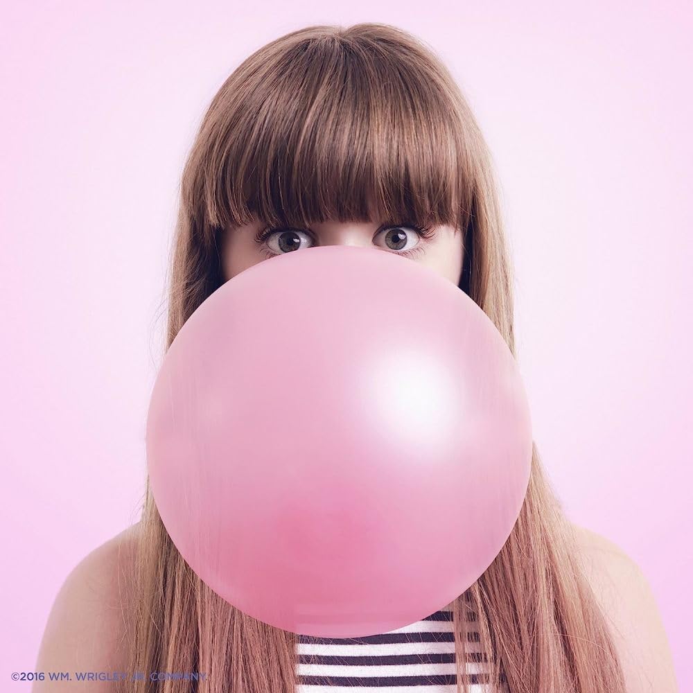Hubba Bubba Max original bubble gum display at store inviting casual snacking.