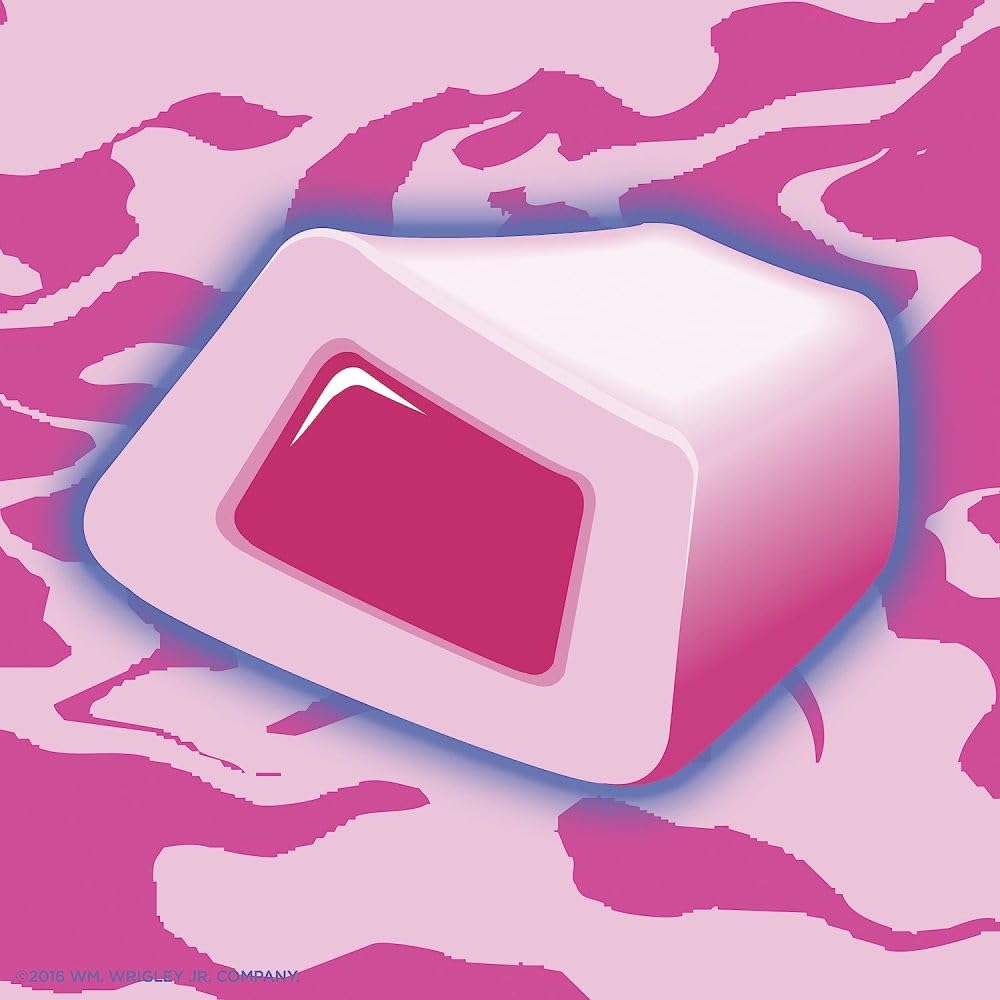 Close-up of Hubba Bubba Max original bubble gum wrappers showing individually wrapped freshness.