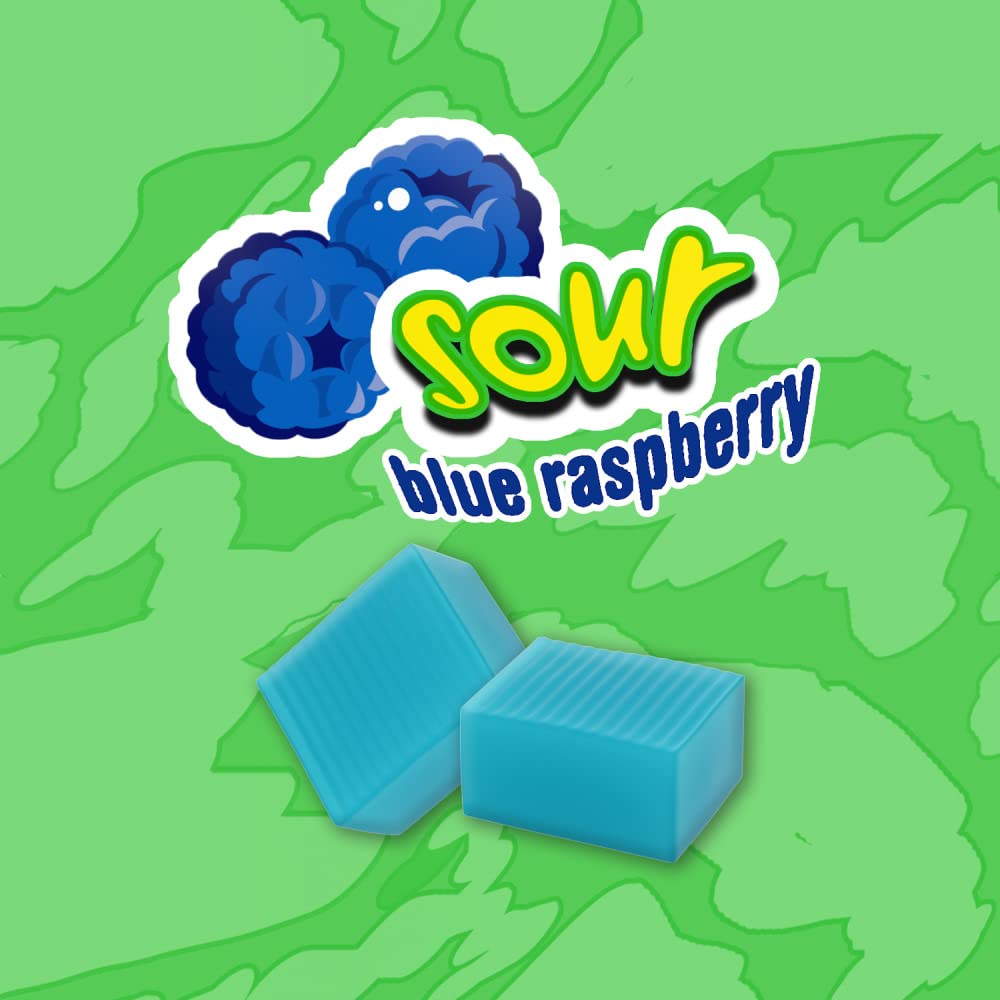 Hubba Bubba sour flavor explosion for an exciting chew.