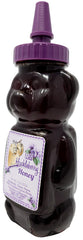 Huckleberry Haven wild huckleberry honey bear pour showcases natural flavor.