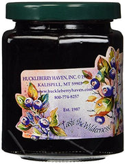 Huckleberry Haven jam on toast close-up showing vibrant color and fruity flavor