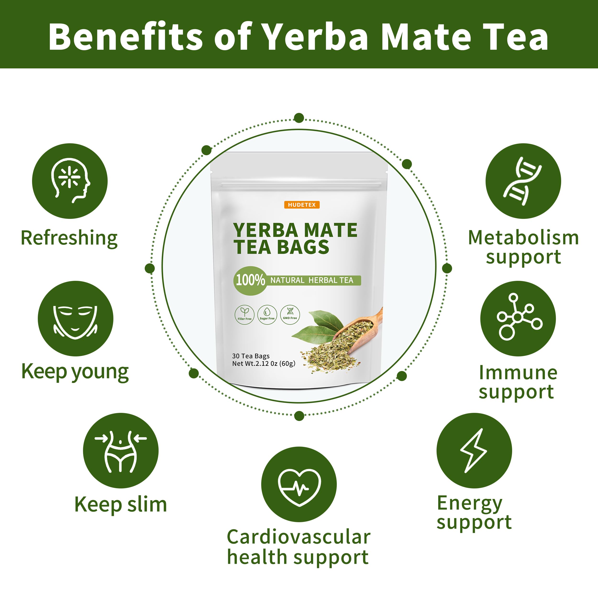 Hudetex pyramid tea bags steep quickly for full flavor