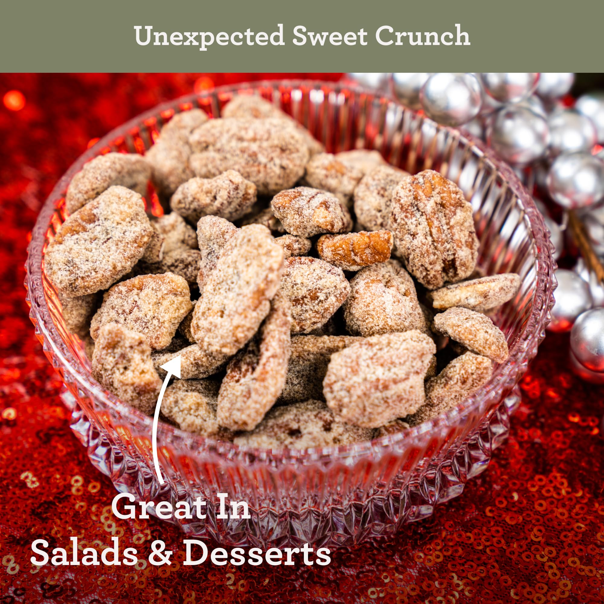 Hudson Pecan Company pecans as a crust for chicken or fish.
