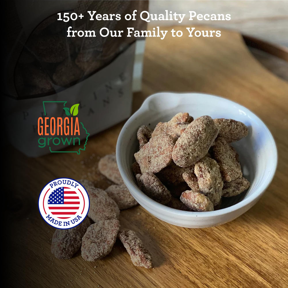 Hudson Pecan Company pecans sprinkled on a salad for gourmet flavor.