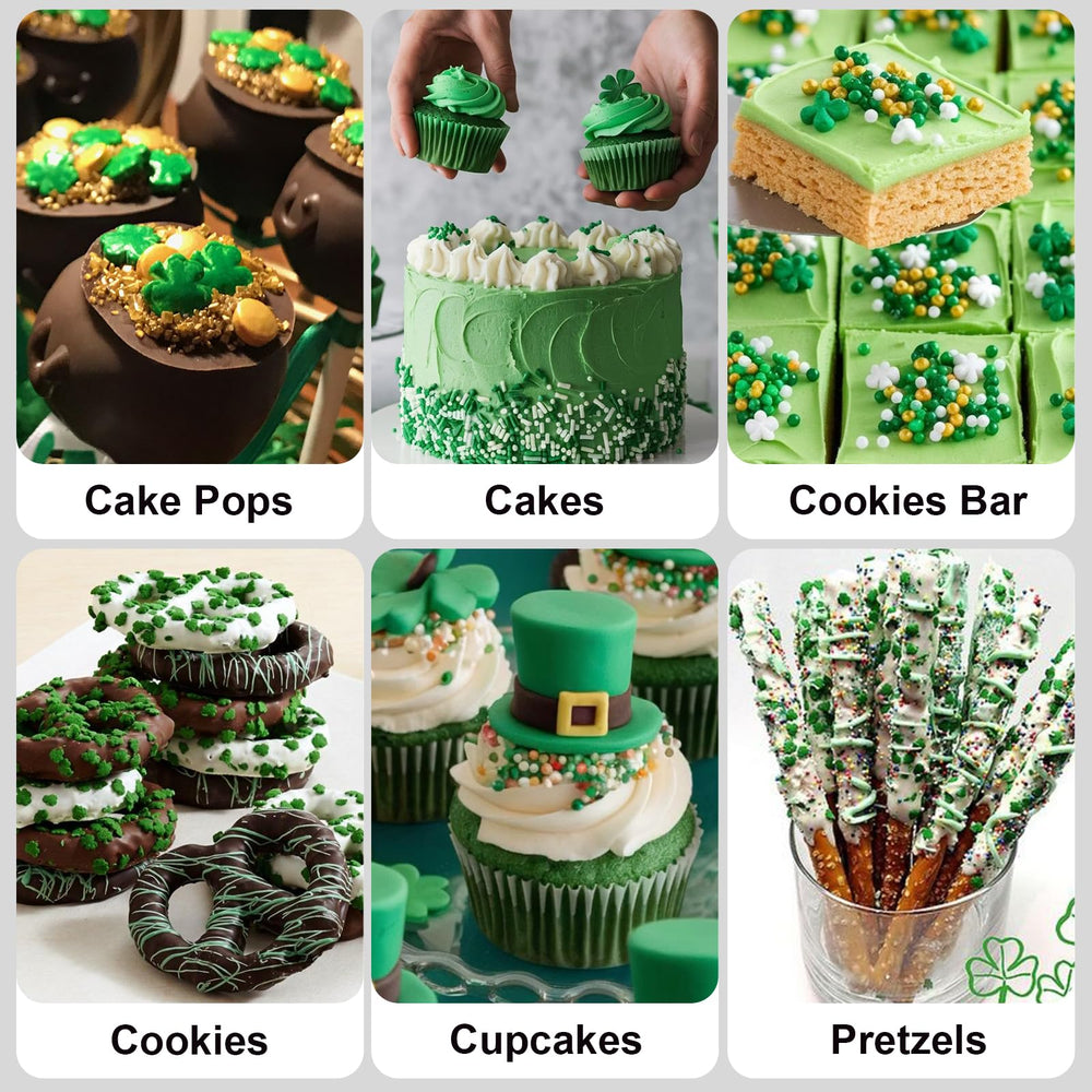 Huebeaty gold sugar sprinkles luxe accents for celebration desserts
