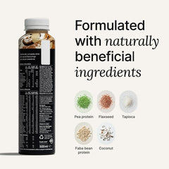 Huel Black Edition RTD chocolate bottle, rich flavor and sustained protein source