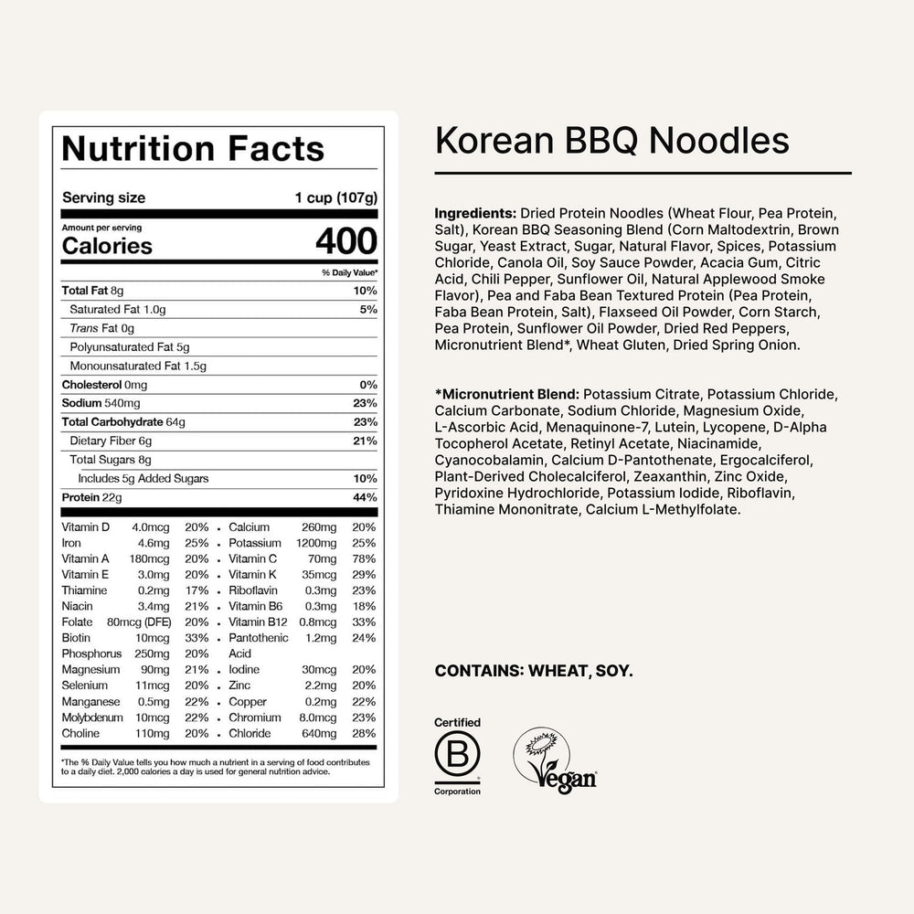 Huel Korean BBQ ready bowl serves a warm, protein-rich lunch