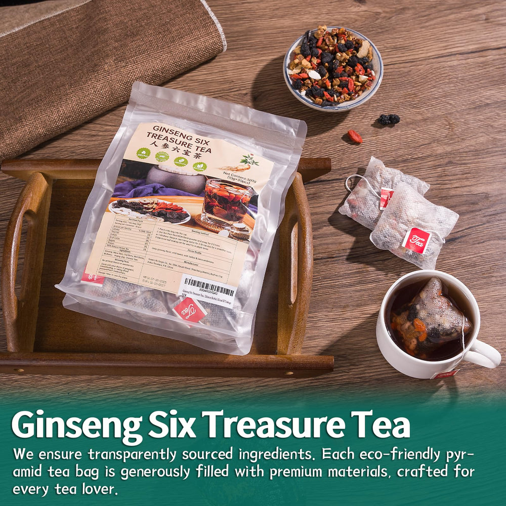 HUGTOWN Kidney Tea ingredients blend with ginseng and dates