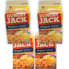 Hungry Jack hash brown packs for quick meals and easy prep.